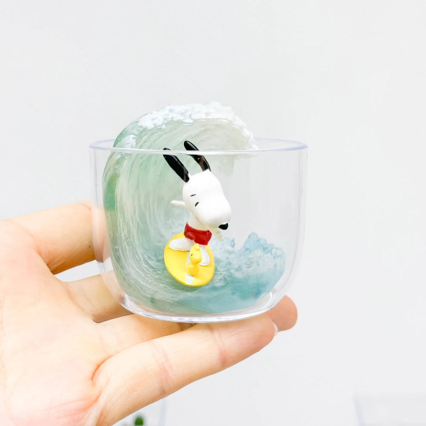 Snoopy Happy Vacations Series Miniature Landscape Bottle Blind Box Toy Desktop Ornament Anime Peripheral Gifts